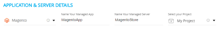 server application details