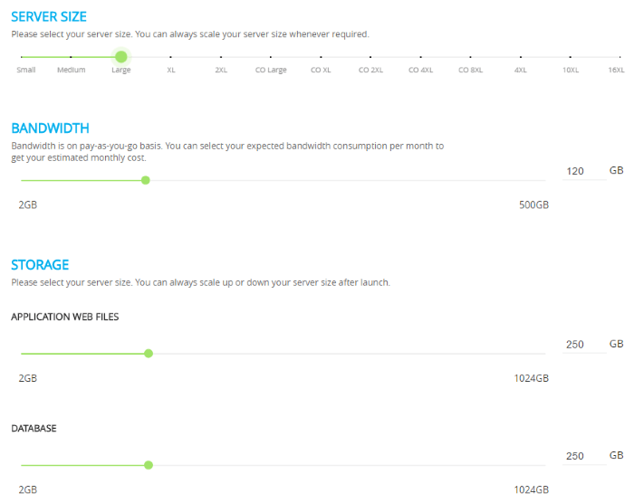 server size